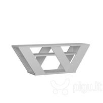TV staliukas Kalune Design Pipralla, baltas