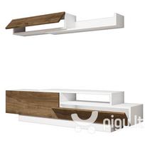 Sekcija Kalune Design Elda, balta/ruda