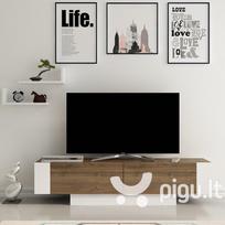 Sekcija Kalune Design Matera, ruda/balta