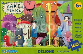 kakes makes delione - Dėlionė „Kakė Makė: Monstromanija“ (160 dalių) - 2 nuotrauka