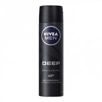 dezodorantas nivea men - NIVEA MEN DEEP purškiamas dezodorantas, 150 ml - 1 nuotrauka