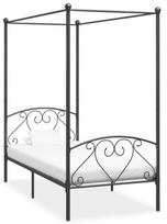 Lova VLX Metal 284441, pilka, 209x107.5 cm, su grotelėmis