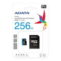u3 256 - ADATA 256GB Micro SDXC V10 100MB/s + adapter - 3 nuotrauka