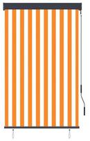 Ritininė užuolaida VLX Outdoor 145957, balta/oranžinė, 1000 mm x 2500 mm