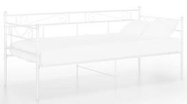 Sofa-lova VLX Metal 324768, balta, 206.5 x 95 x 89.5 cm