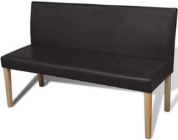 Sofa VLX Classic 241347, tamsiai ruda, 139.5 x 50 x 86 cm