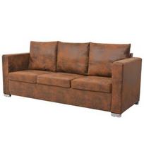 Sofa VLX 3-Seater, ruda, 191 x 73 x 82 cm