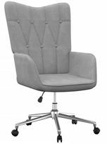 Fotelis VLX Relaxing 327633, šviesiai pilka, 69 cm x 61.5 cm x 102 cm