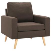 Fotelis VLX Armchair, rudas, 71 cm x 77 cm x 80 cm