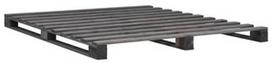 Lova VLX Solid Pinewood 285254, pilka, 200x200 cm, su grotelėmis