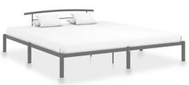 Lova VLX Bed Frame, pilka, 210x190 cm, su grotelėmis