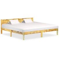 Lova VLX Solid Reclaimed Wood, ruda, 205x205 cm