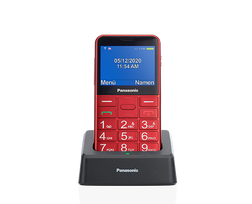 sim 4 - Panasonic KX-TU155 EXBN Red (Raudonas) - 3 nuotrauka