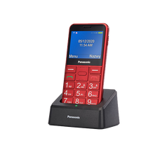 sim 4 - Panasonic KX-TU155 EXBN Red (Raudonas) - 2 nuotrauka