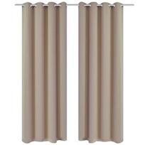 Naktinės užuolaidos VLX Blackout 130373, kreminės spalvos, 1350 mm x 2450 mm