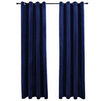 Naktinės užuolaidos VLX Velvet 134530, tamsiai mėlyna, 1400 mm x 2450 mm