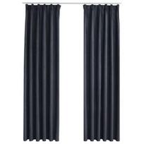 Naktinės užuolaidos VLX Blackout 134461, antracito, 1400 mm x 1750 mm