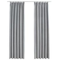 Naktinės užuolaidos VLX Blackout 134468, pilkos, 1400 mm x 2250 mm