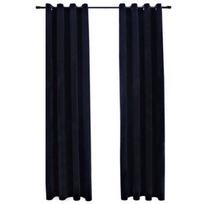 Naktinės užuolaidos VLX Velvet 134490, juodos, 1400 mm x 2450 mm