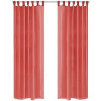 Dieninės užuolaidos VLX Voile 132252, raudonos, 145 mm x 225 mm