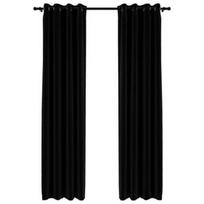Naktinės užuolaidos VLX 321154, juodos, 2450 mm x 1400 mm