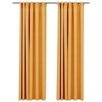 Naktinės užuolaidos VLX 321197, geltonos, 2250 mm