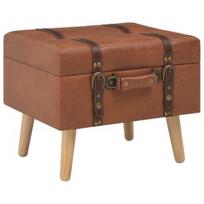 Pufas VLX Storage Stool 247530, rudas, 330 cm x 400 cm x 330 cm