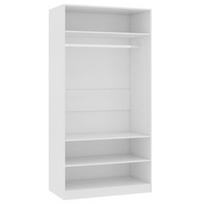 Spinta VLX Chipboard, balta, 100 cm x 50 cm x 200 cm