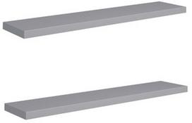 Sieninė lentyna VLX Floating 323863, pilka, 120 cm x 23.5 cm x 3.8 cm