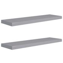 Sieninė lentyna VLX Floating 323860, pilka, 90 cm x 23.5 cm x 3.8 cm
