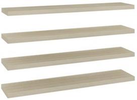 Sieninė lentyna VLX Floating 323885, ąžuolo, 120 cm x 23.5 cm x 3.8 cm