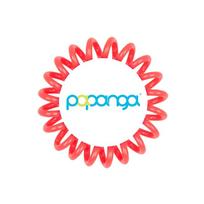 Papanga Classic maža spiralinė plaukų gumytė Coral