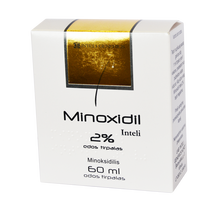 MINOXIDIL INTELI 20 mg/ml odos tirpalas 60 ml