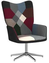 Fotelis VLX Patchwork 328201, įvairių spalvų, 68 cm x 62 cm x 98 cm