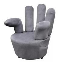Fotelis VLX Hand 241731, pilkas, 735 cm x 735 cm x 950 cm