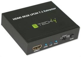 tinklas avim - TECHLY 025756  HDMI 4K audio extra - 3 nuotrauka