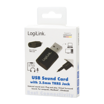 usb a 3 5 mm adapteris - LogiLink UA0299 - 6 nuotrauka
