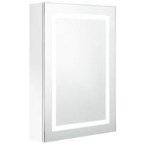 Vonios spintelė VLX High Gloss, balta, 13 x 50 cm x 17 cm