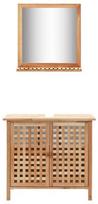 Vonios kambario komplektas VLX 247607, ruda, 29 x 66 cm x 62 cm