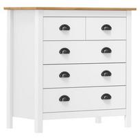 Komoda VLX Hill Range 288918, balta, 40 x 79 x 80 cm