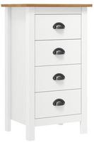 Komoda VLX Hill Range 288914, balta, 35 x 46 x 80 cm