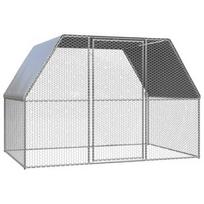 Narvas paukščiams VLX Outdoor Chicken Cage 150778, 2000 mm x 3000 mm x 2000 mm