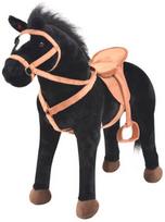 Pliušinis žaislas VLX Horse, rudas/baltas/juodas, 60 cm