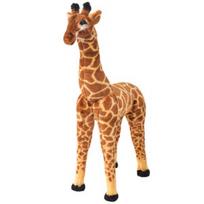 Pliušinis žaislas VLX Giraffe, rudas, 86 cm