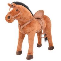 Pliušinis žaislas VLX Horse, rudas, 60 cm