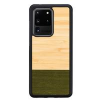 telefonas samsung s20 galaxy - MAN&WOOD case for Galaxy S20 Ultra bamboo forest black - 1 nuotrauka