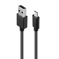 micro usb to - Acme USB To Micro USB Cable 1m Black - 4 nuotrauka