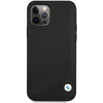 telefonas iphone pro max 12 - BMW "BMHCP12LRCDPK Signature Leather Debossed Stripes iPhone 12 Pro Max" - 1 nuotrauka