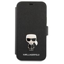 Karl Lagerfeld "KLFLBKP12LIKMSBK Saffiano Iconic Book Case iPhone 12 Pro Max" Black