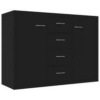 Spintelė VLX Chipboard, juoda, 88 cm x 30 cm x 65 cm